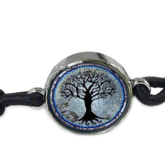 Spirit Lala Jewelry Spirit Lala Dark Blue Tree Of Life Reversible